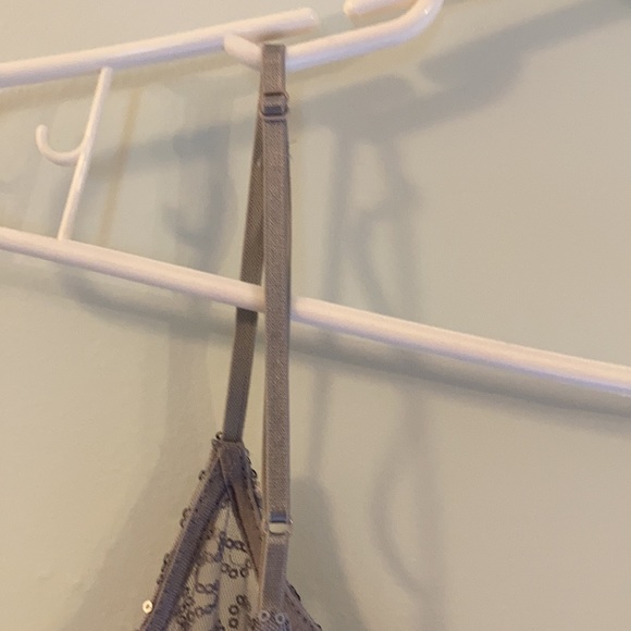 COPY - Sheer Grey Sequined tank top - Picture 3 of 6